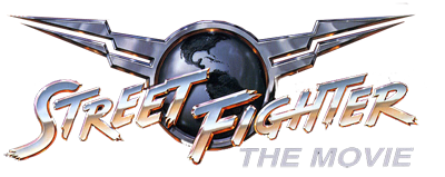 Street Fighter Real Battle On Film title screen for Sega Saturn